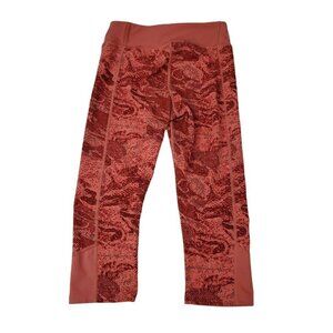 The North‎ Face Leggings Womens Small Pulse Stretch Capri Rose Harris Camo Print